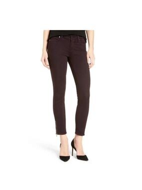 Paige Transcend Verdugo Ankle Zip Skinny Jeans Color Deep Vineyard Size …